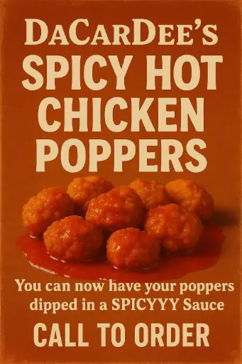 Spicy Chicken Poppers